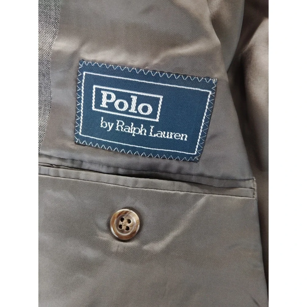 Polo Ralph Lauren Blazer Mens 44L Made in Italy Wool Sport Coat Jacket